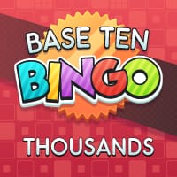 Base Ten BINGO - Thousands