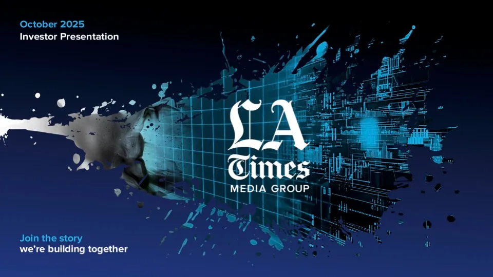 LA Times Investor deck thumbnail
